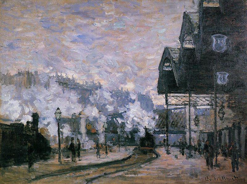 Claude Monet Saint-Lazare Station, the Western Region Goods Sheds Germany oil painting art